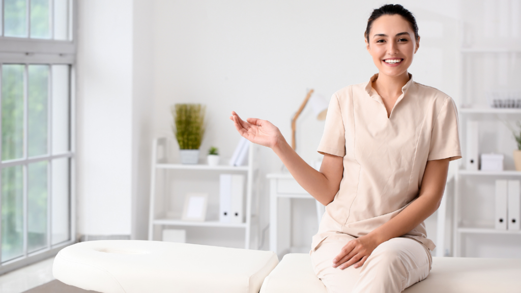 massage therapist enviroment